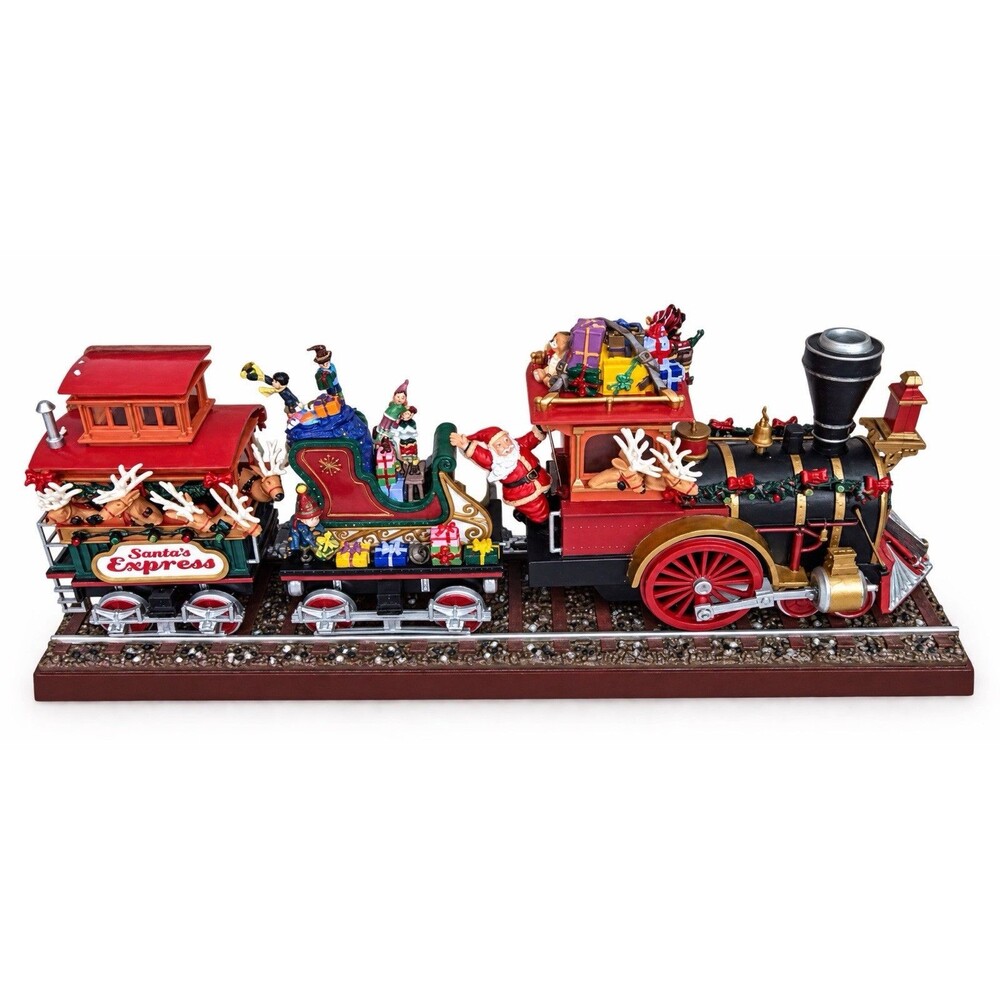Mr Christmas Santa's Express Musical Animated Train With Box UNTESTED